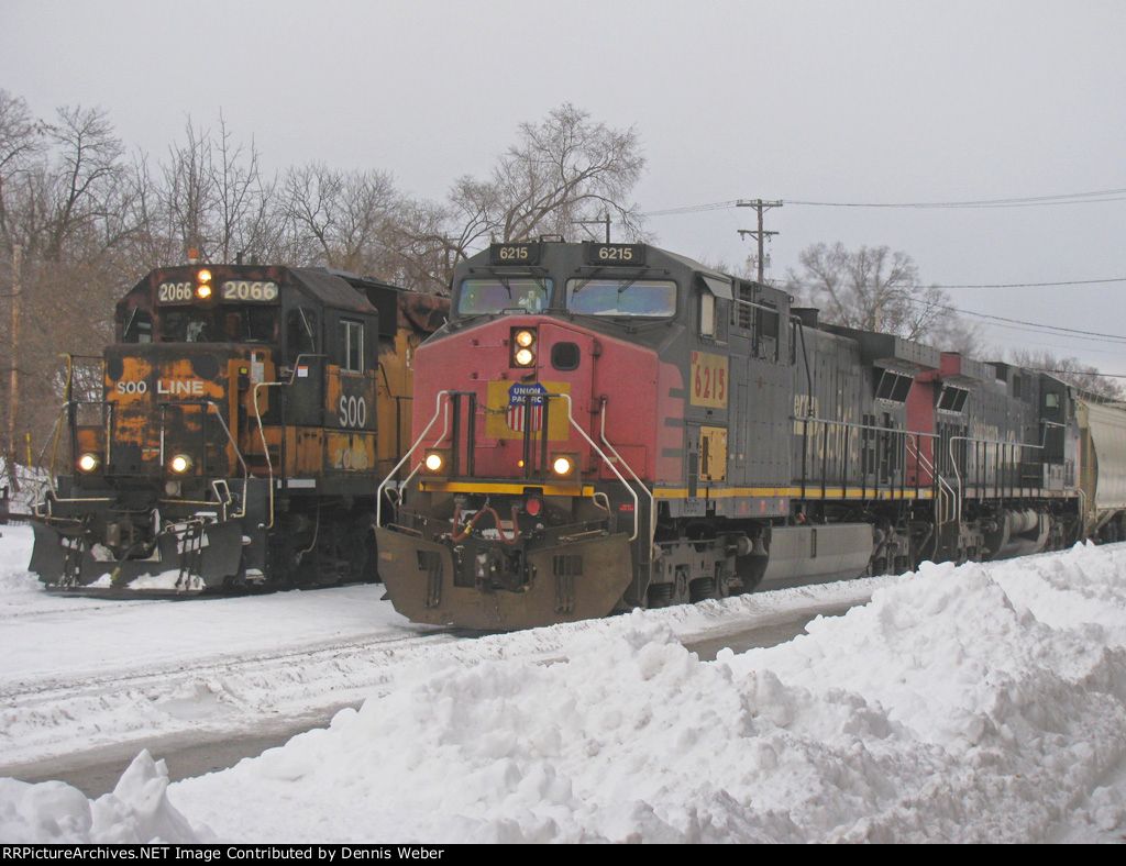 UP 6215,  CP's  Tomah  Sub.